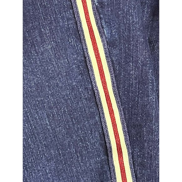 Universal Threads Dark Blue Cropped Jeans Red & White Stripe 16 NEW - Picture 12 of 16
